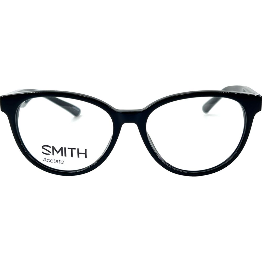 Smith Optics Gracenote Womens Plastic Eyeglass Frame 807 Black 52-16 Round